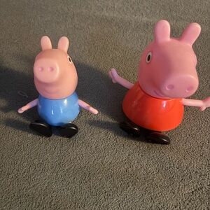 Peppa Pig Figure Set - Peppa & George Characters